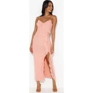 NWT | Hello Molly ‘Flaunt It Girl’ Ruffle Midi Dress, Size L
